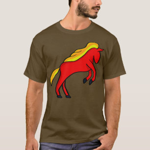 Reddish horse with fiery tones in the mane T-Shirt