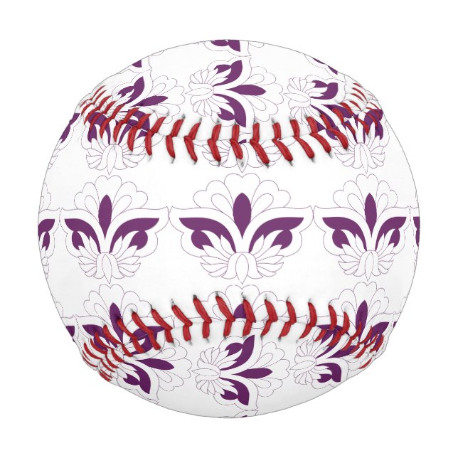 Reddish Magenta decorative Baseball (Front)