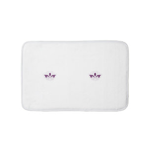 Reddish Magenta decorative Bath Mat