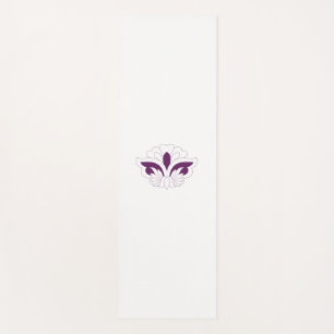 Reddish Magenta decorative Yoga Mat