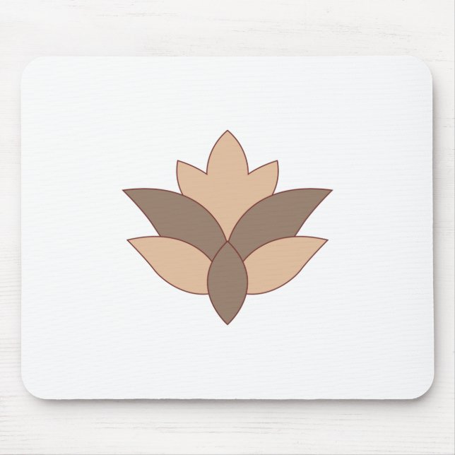 Reddish Orange, Orange language Mouse Mat (Front)