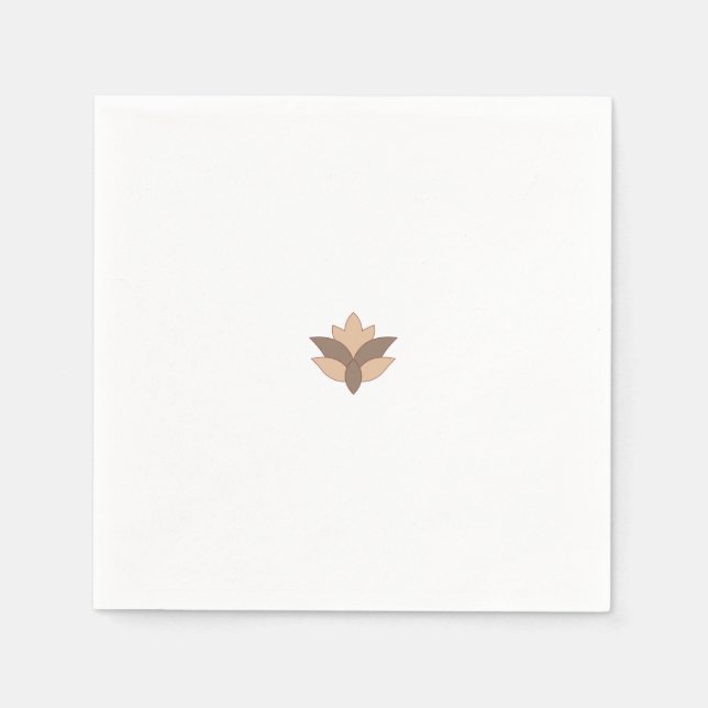 Reddish Orange, Orange language Napkin (Front)