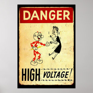 Reddy Kilowatt danger  Poster