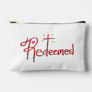 ‘Redeemed’ Black and White  Accessory Pouch
