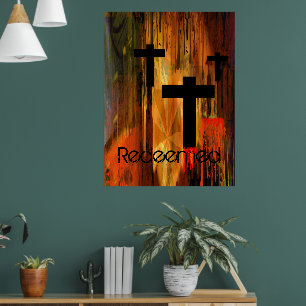 Redeemed Cross Poster
