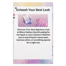 Redefine Your Style with this flyer