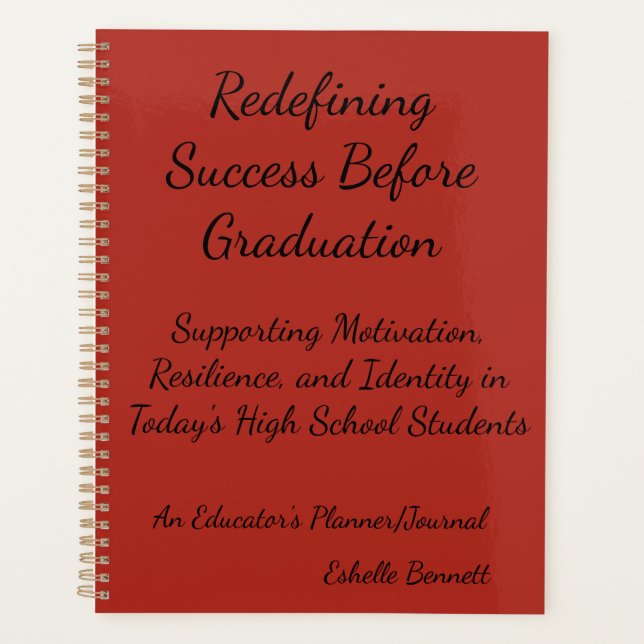 Redefining Success Before Graduation -Planner Planner (Front)