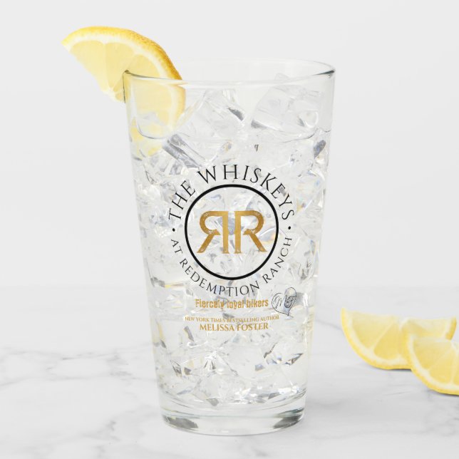 Redemption Ranch Whiskeys Logo Glass (Front Ice)