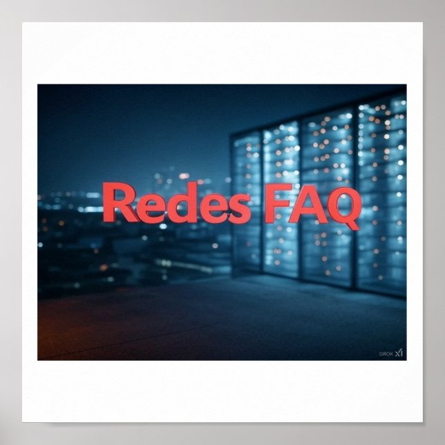 Redes FAQ Poster (Front)