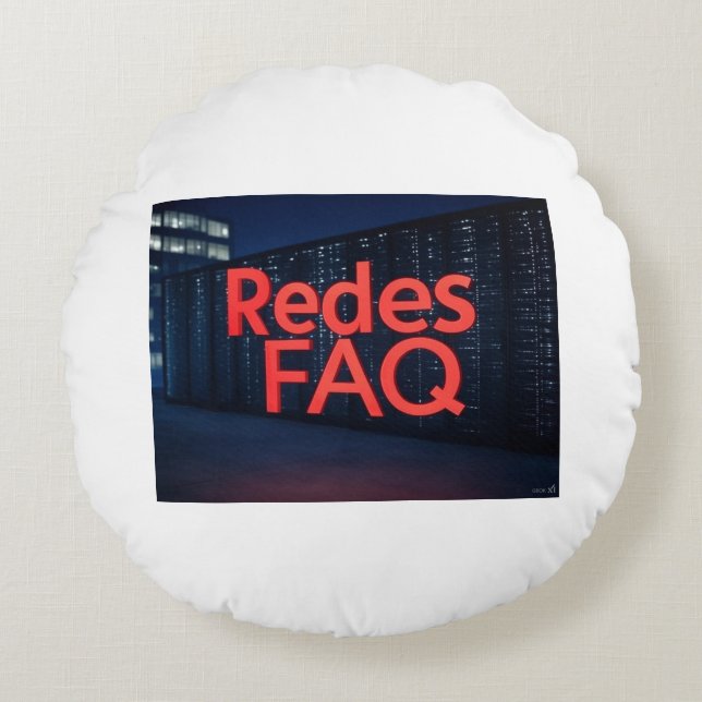 Redes FAQ Round Cushion (Front)