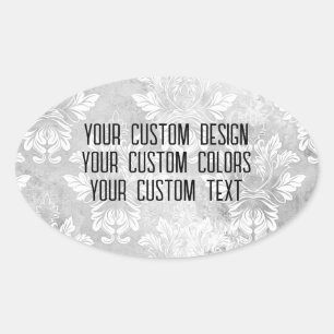 Redesign from Scratch! Create a Custom Designed Oval Sticker