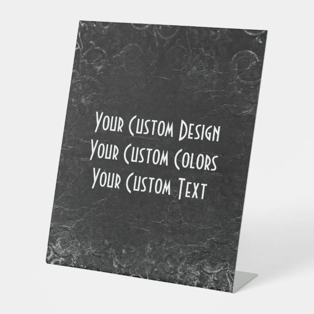 Redesign from Scratch - Create a Fully Customised Pedestal Sign (Front)