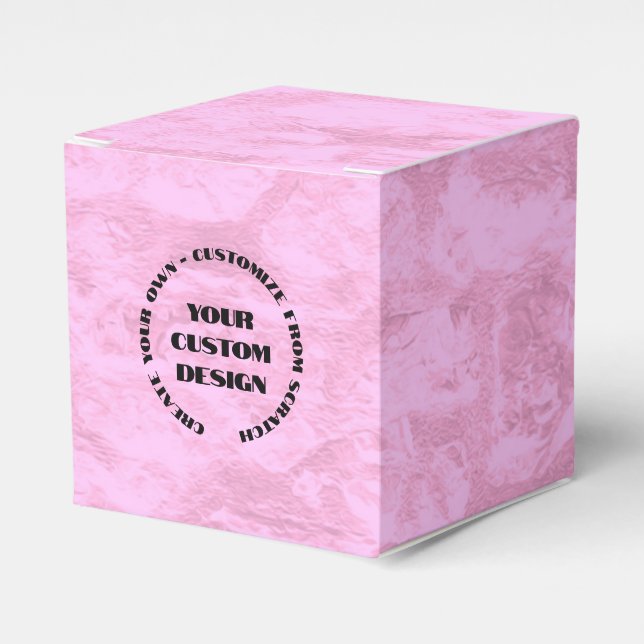 Redesign from Scratch Create Your Own Favour Box (Front Side)