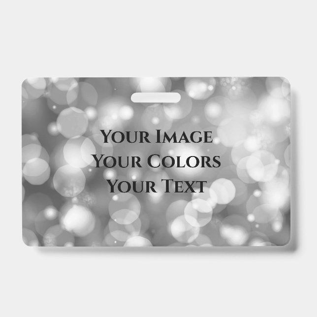 Redesign from Scratch Create Your Own ID Badge (Front)