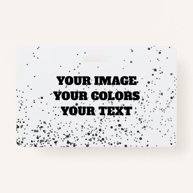 Redesign from Scratch & Create Your Own ID Badge (Front)