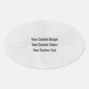 Redesign from Scratch & Create Your Own Oval Sticker