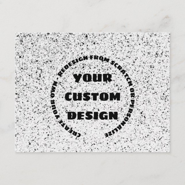 Redesign from Scratch or Personalise This Enclosure Card (Front)