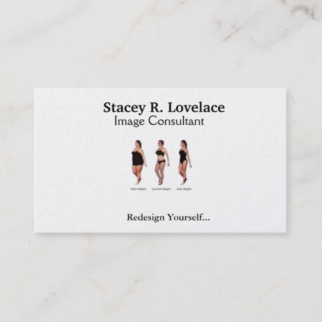 Redesign yourself business cards (Front)