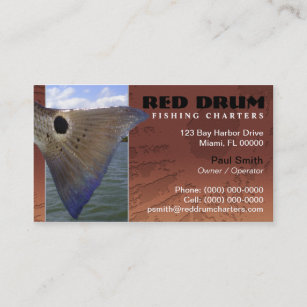 Redfish Fishing Charters Business Card