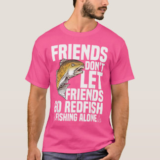 Redfish Fishing Gear Redfish Fisherman Rod Redfish T-Shirt