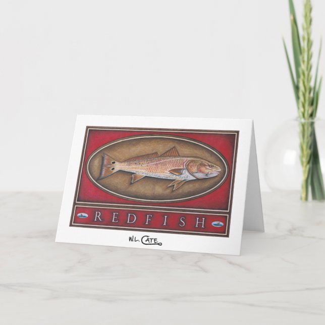 Redfish Greeting & Note Cards (Front)