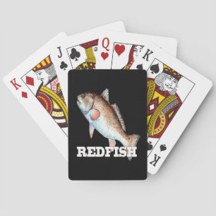 Redfish Playing Cards (black)