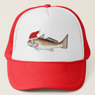 Redfish Santa Hat Christmas