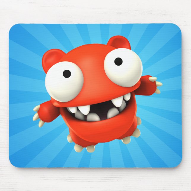 Redford's Ride - Blue Mouse Mat (Front)