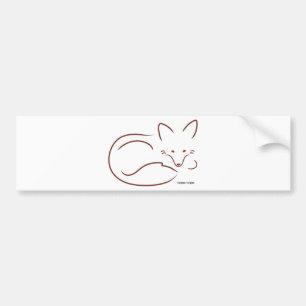 RedFox Bumper Sticker