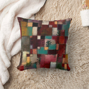 Redgreen and Violet-Yellow Rhythms, Paul Klee Art Cushion