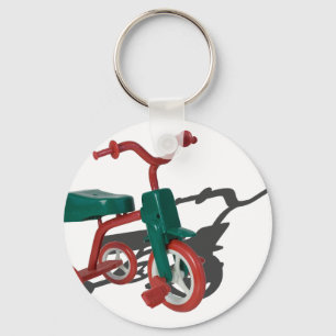 RedGreenTricycle012915.png Key Ring