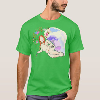 Redhaired woman reclining T-Shirt