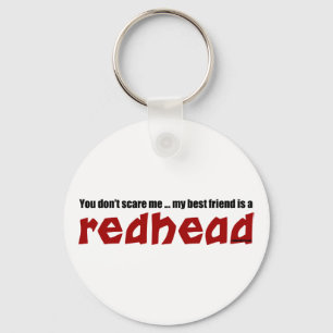 Redhead Best Friend Key Ring