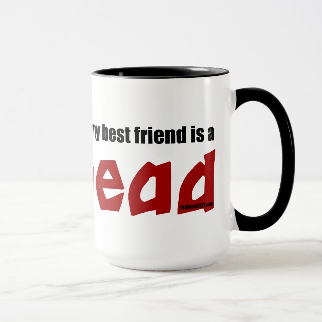 Redhead Best Friend Mug (Right)