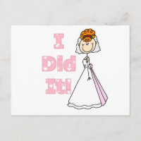 Redhead Bride I Did It