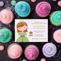 Redhead Cupcake Princess Birthday