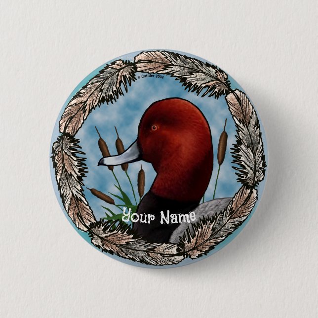 RedHead Duck  pin button (Front)