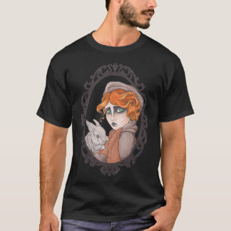 Redhead girl and rabbit T-Shirt