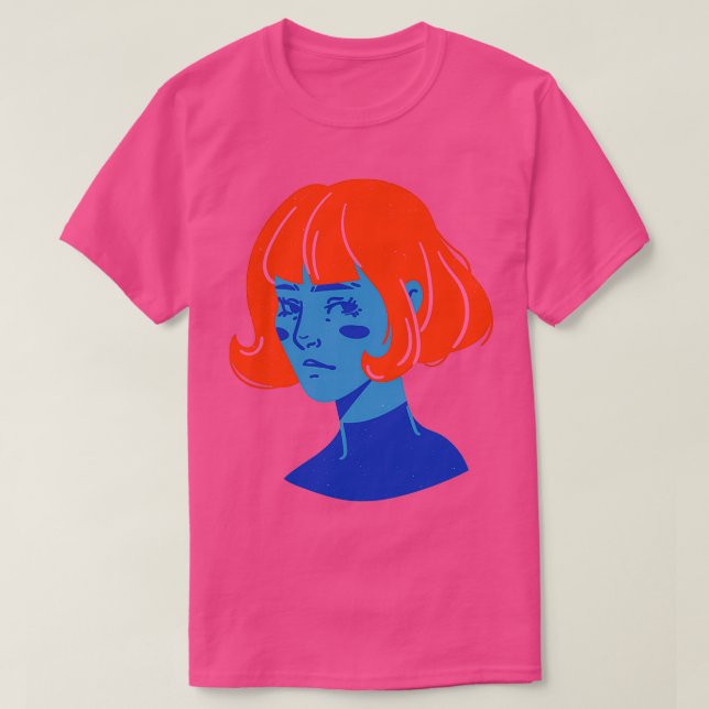 Redhead girl from another reality T-Shirt (Design Front)