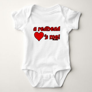Redhead Loves Me Baby Bodysuit