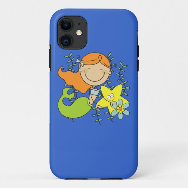 Redhead Mermaid Case-Mate iPhone Case (Back)