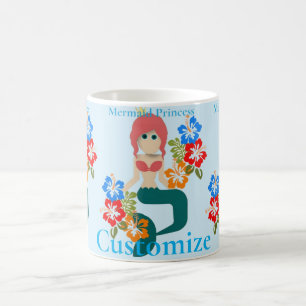 Redhead Mermaid Princess Thunder_Cove Coffee Mug