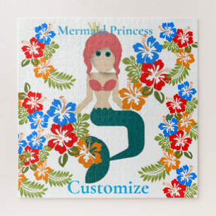 Redhead Mermaid Princess Thunder_Cove Jigsaw Puzzle