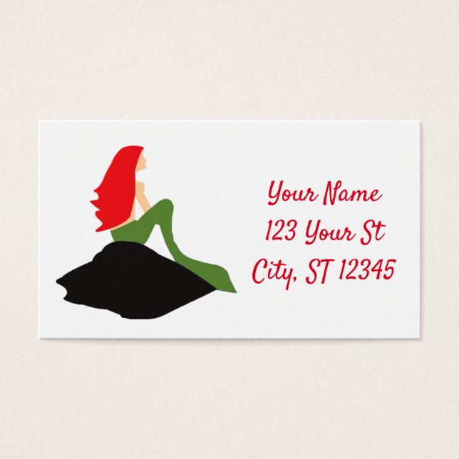 Redhead Mermaid Sitting Thunder_Cove  (Front)