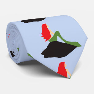 Redhead Mermaid Sitting Thunder_Cove Tie
