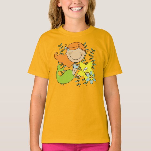 Redhead Mermaid T-Shirt (Front)