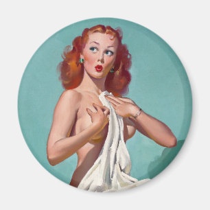 Redhead Patient Pin Up Magnet