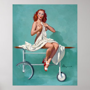 Redhead Patient Pin Up Poster