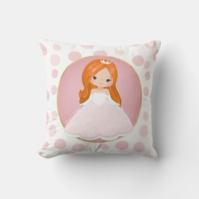 Redhead Pink Princess Cushion (Front)