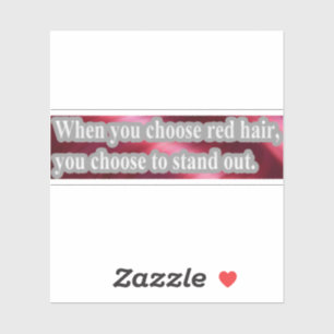 Redhead Sticker 3